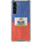 Haiti Flag Distressed Galaxy S23 Plus Clear Case